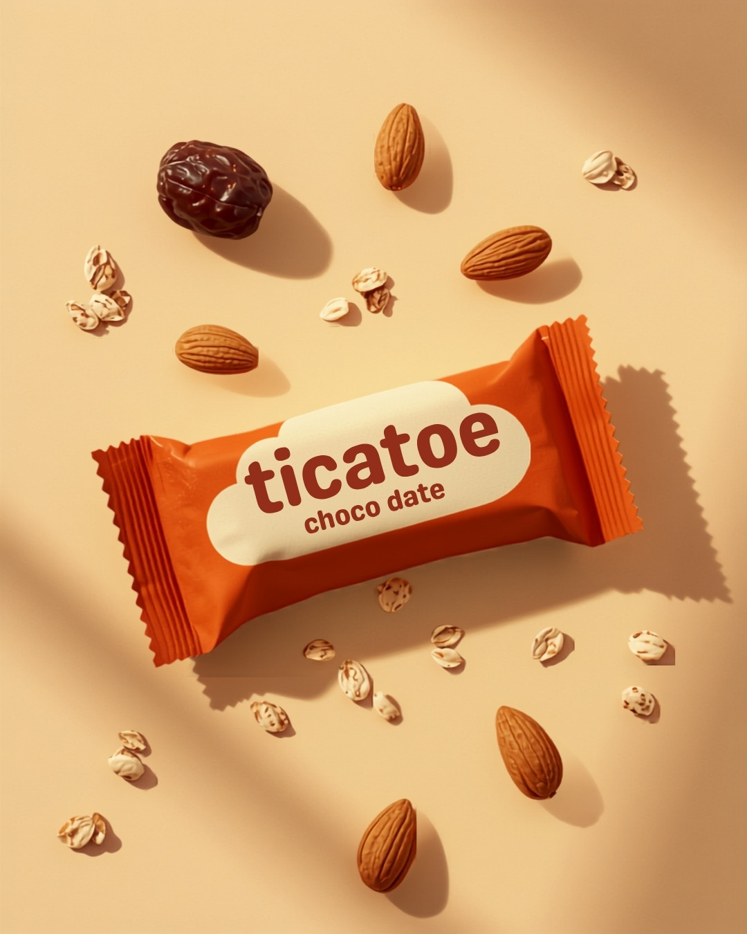 ticatoe choco date bar